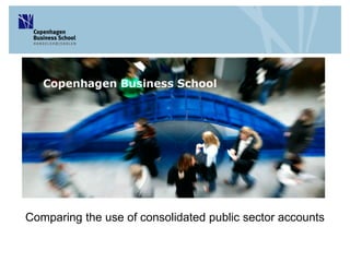 Comparing the use of consolidated public sector accounts
 