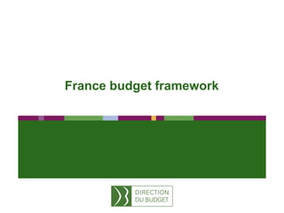 France budget framework
 