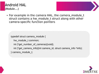 Embedded Android : System Development - Part II (HAL) | PDF