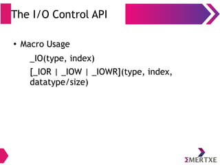 Embedded Android : System Development - Part II (Linux device drivers ...