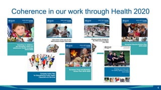 Coherence in our work through Health 2020
4
 
