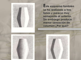 y ahora un esquema a tres tonos de su claroscuro.Elclaroscuro