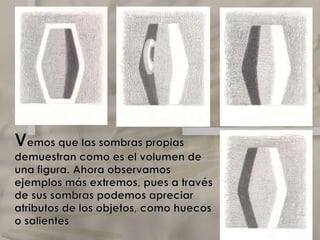 Sin embargo, la última síntesis podría ser la mancha inicial de otro jarrón que no fuera simétrico o de revolución. Cualquier forma de sombra puede estar bien hecha si responde a su modelo del natural.Elclaroscuro