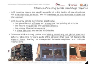 Numerical Modelling of Masonry Infill Walls Participation in the ...