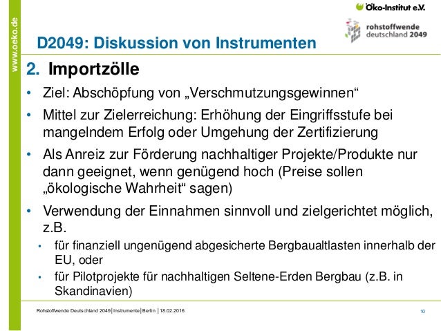 Deutschland 49 Auf Dem Weg Zu Einer Nachhaltigen Rohstoffwirtschaft