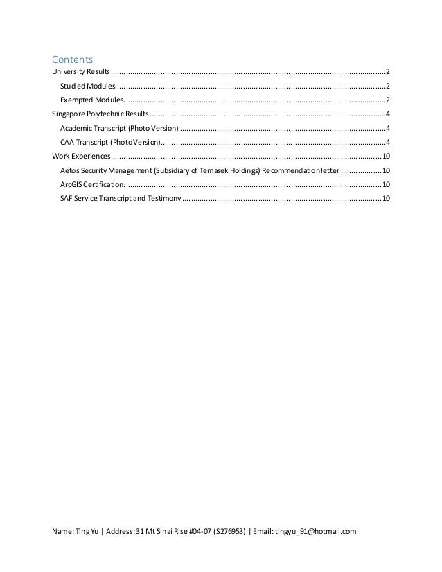 Supporting Documents