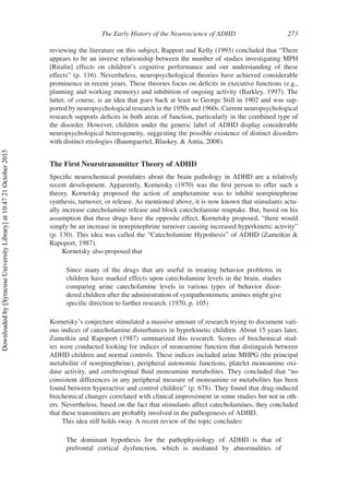 Early History of ADHD | PDF