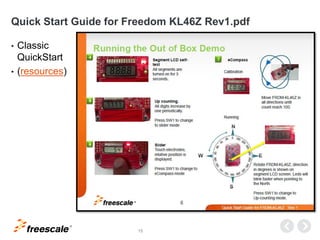 TM
15
Quick Start Guide for Freedom KL46Z Rev1.pdf
• Classic
QuickStart
• (resources)
 