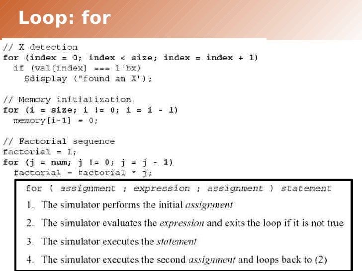 verilog loop assignment