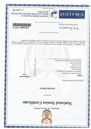 n6 certificate
