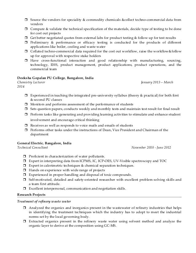 chemistry faculty resume chemistry faculty resume