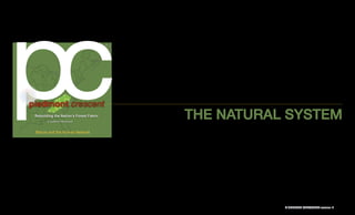 PIEDMONT CRESCENT version 2 73
The Natural system
pcpiedmont crescent			
Nature and the Human Network
Rebuilding the Nation’s Forest Fabric
						
	 a systems framework
 