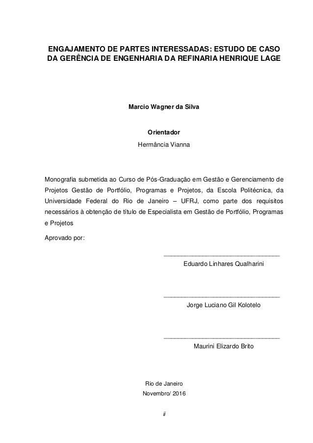 Monografia de estudo de caso
