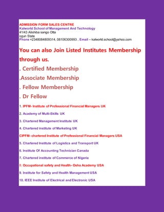 Join USAM University | PDF