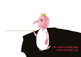 吀栀椀猀 挀漀渀猀椀猀琀猀 漀昀 瀀甀琀琀椀渀最 琀栀椀渀最猀 
椀渀 栀漀氀攀猀 愀渀搀 栀愀瘀椀渀最 愀 吀甀最⸀
 