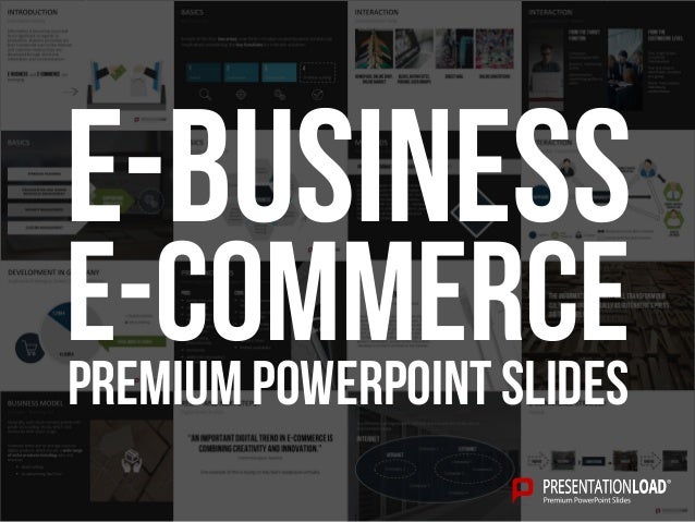 E Business E Commerce Ppt Slide Template