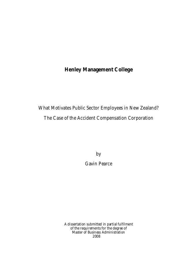 Phd thesis compensation management