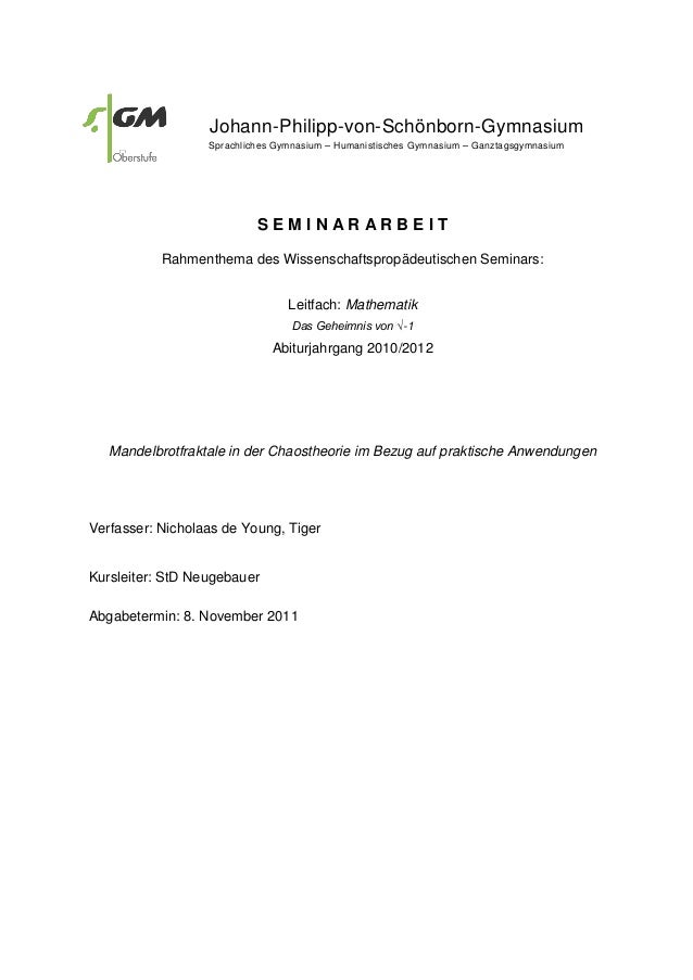 Seminararbeit Ganz