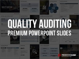 PREMIUM POWERPOINT SLIDES
Quality auditing
 