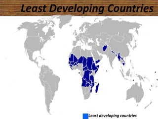 Least Developing Countries
Least developing countries
 