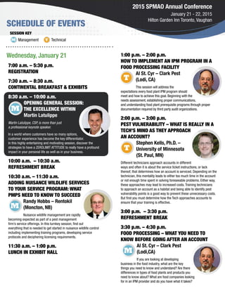 Structural Pest management Conference Ontario | PDF