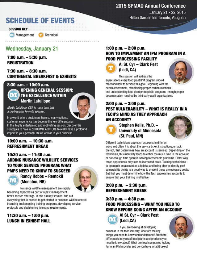 Structural Pest management Conference Ontario | PDF