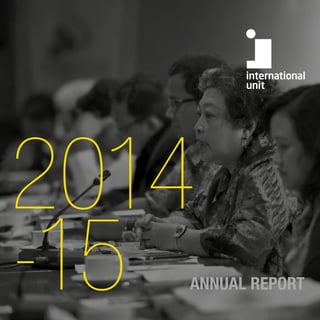 2014
-15 ANNUAL REPORT
 