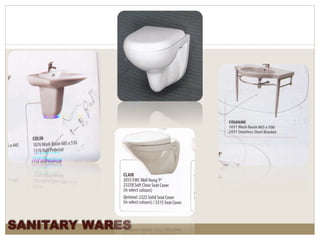 SANITARY WARES
 