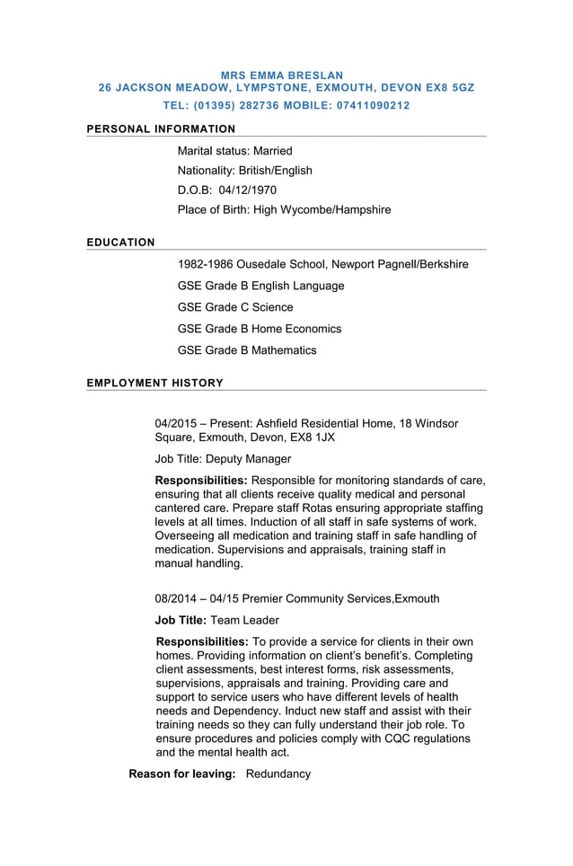 Emmas Cv PDF emmas-cv-pdf