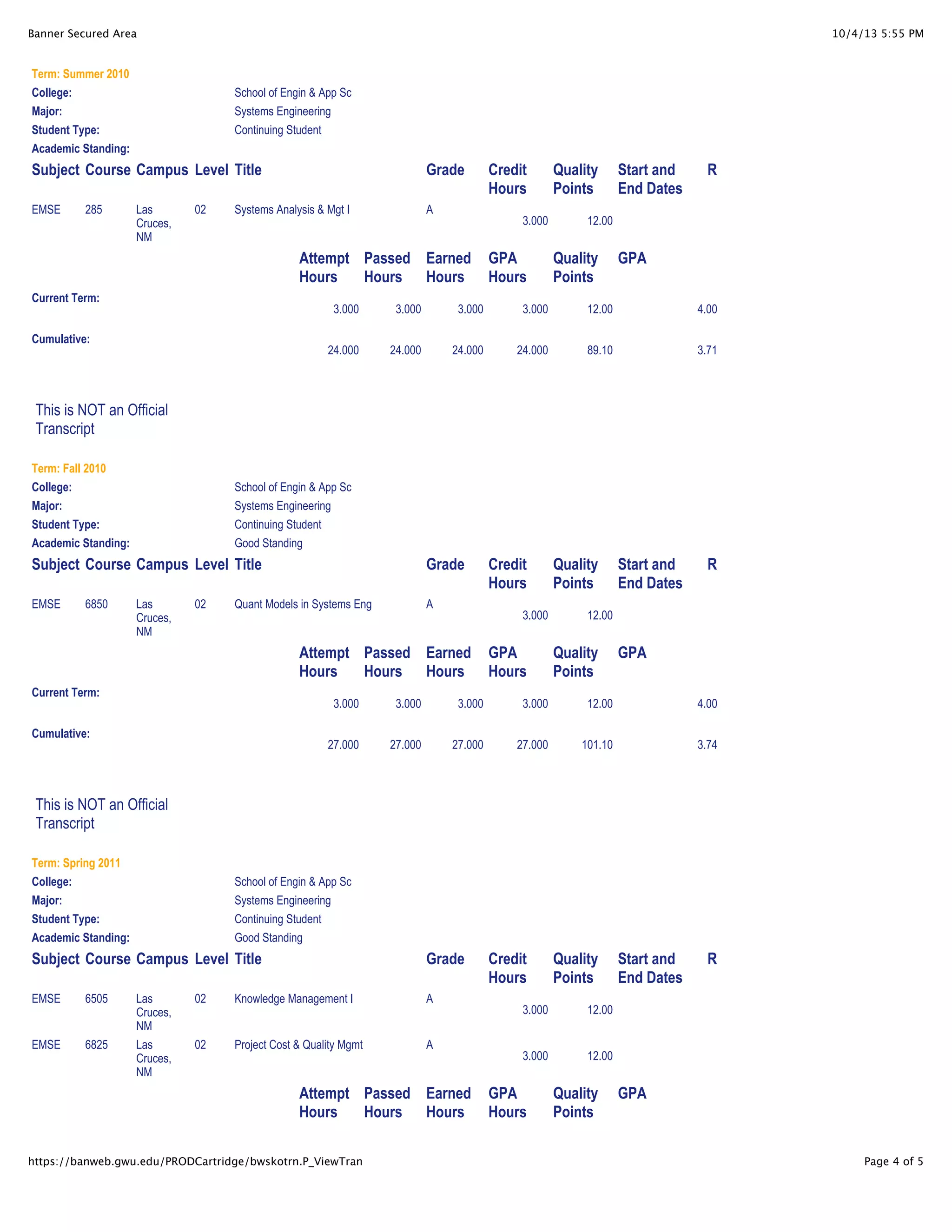 Gwu Transcript Request 96 - 6pcvctr