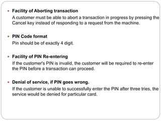 Fingerprint Authentication for ATM | PPTX