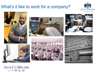 What’s it like to work for a company?
 