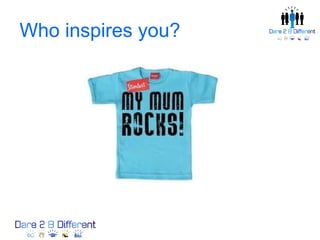 Who inspires you?
 