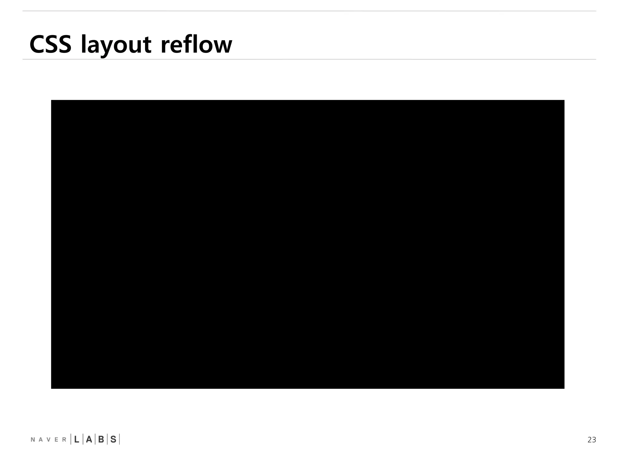 23
CSS layout reflow
 