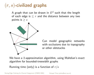 Strong Edge Coloring for Channel Assignment in Wireless Radio Networks
