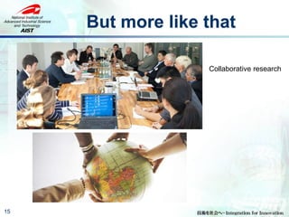 But more like that
15
Collaborative research
 