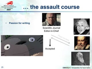 … the assault course
25
• Passion for writing
Scientific Journal
Editor-in-Chief
Accepted
 