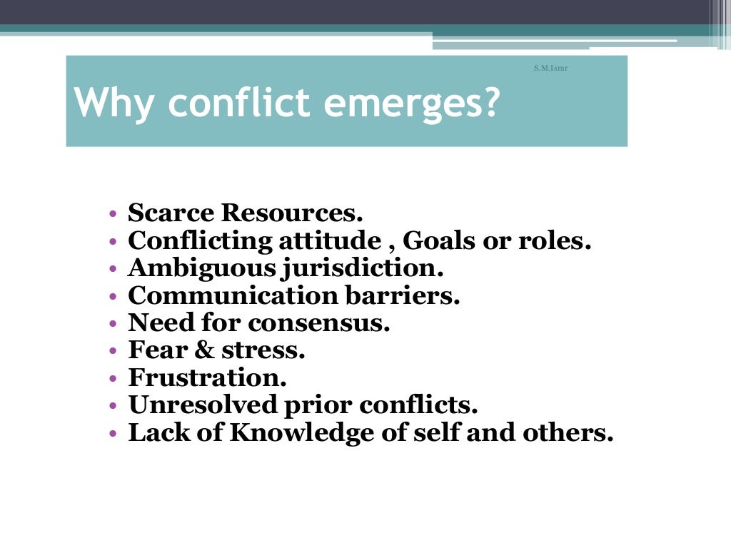 The Five conflict Handling modes