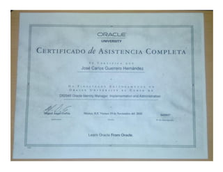 Certificados Oracle