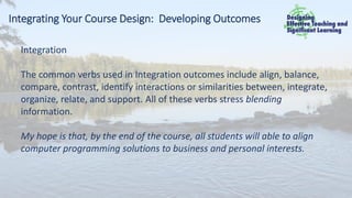 The Art of Designing Effective Teaching and Significant Learning | PDF