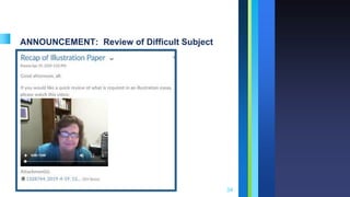 ANNOUNCEMENT: Review of Difficult Subject
34
 