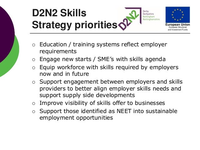 skills to offer an employer