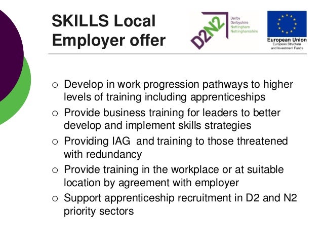 skills to offer an employer