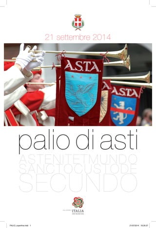 21 settembre 2014
PALIO_copertina.indd 1 21/07/2014 18.29.37
 