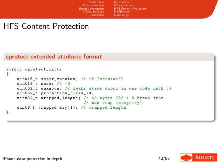 Iphone Data Protection In Depth