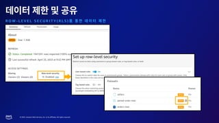 © 2023, Amazon Web Services, Inc. or its affiliates. All rights reserved.
R O W - L E V E L S E C U R I T Y ( R L S )
 