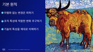 © 2023, Amazon Web Services, Inc. or its affiliates. All rights reserved.
•
•
•
A yak painted by Gogh, generated by Stable Diffusion
 