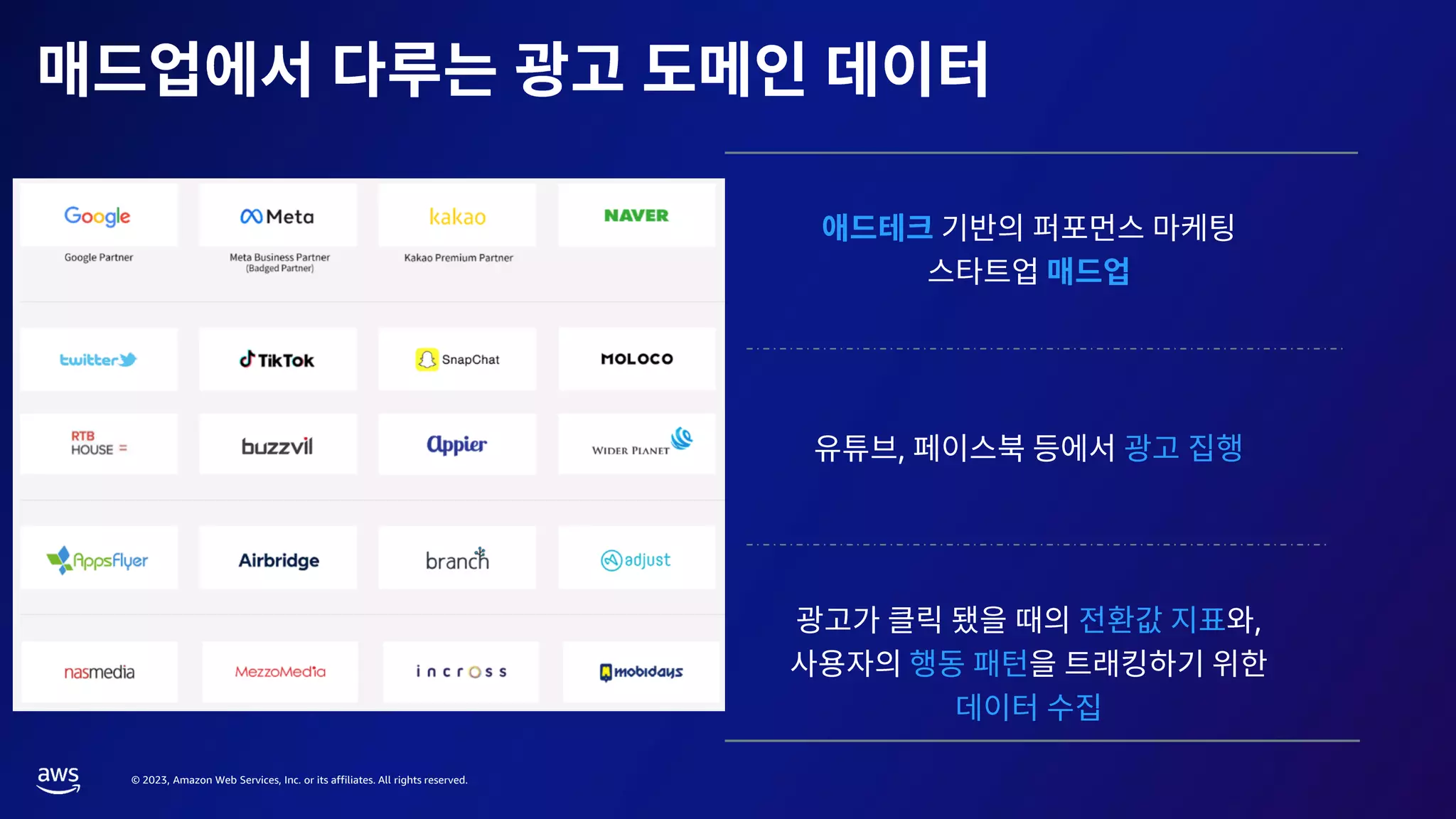 © 2023, Amazon Web Services, Inc. or its affiliates. All rights reserved.
,
,
 