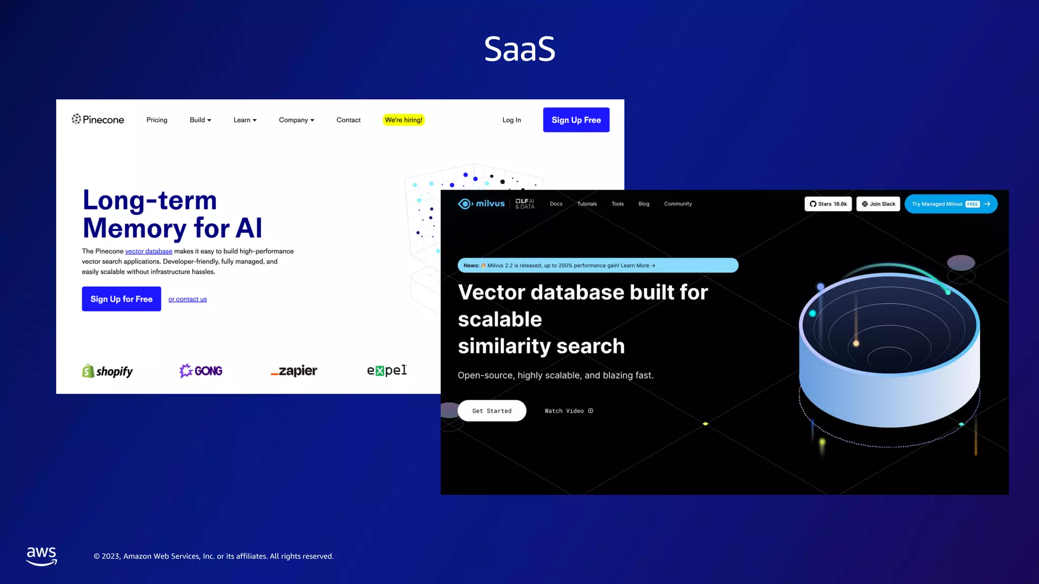 © 2023, Amazon Web Services, Inc. or its affiliates. All rights reserved.
SaaS
 