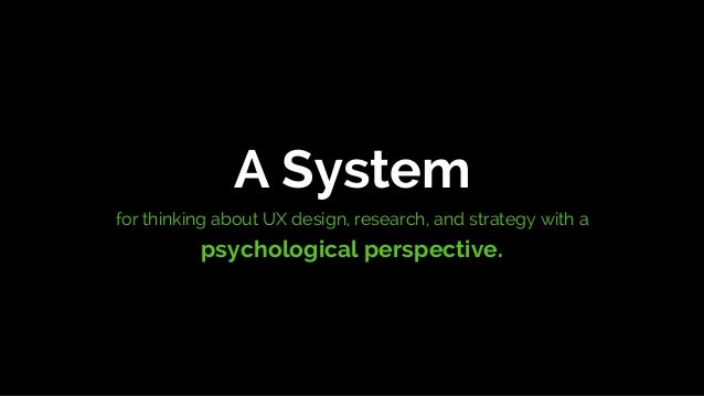 Psychology for UX and Human Experience Slide 19